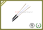 1core FRP FTTH Indoor Fiber Optic Drop Cable GJXH with Black or White jacket color supplier