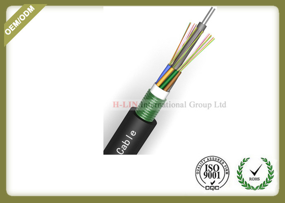 Chine Câble extérieur optique de fibre de 24~144 noyaux avec le porteur central métallique blindé fournisseur